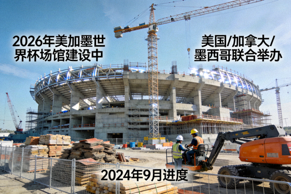2026年美国加拿大墨西哥联合举办世界杯场馆建设进展图片